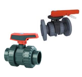 PVC-U kogelafsluiters