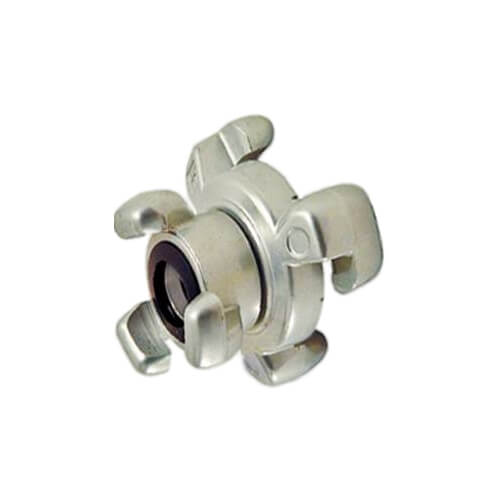 Barcelona koppeling, reduceerkoppeling, 2 x klem, aluminium, NBR dichting, UNE 23400, 16 bar