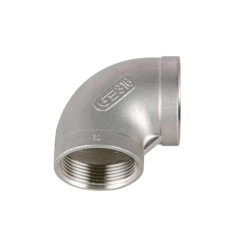 Genebre, RVS 316, knie 90°, No. 90, NPT bi.dr.