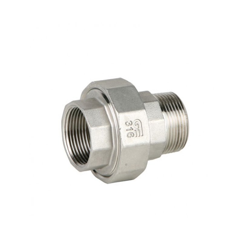 Genebre, RVS 316, 3- delige Koppeling, No. 341, NPT bi. x bu.dr.