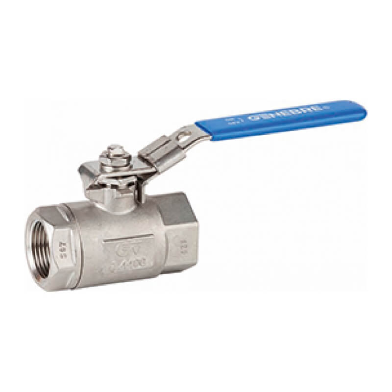 Genebre RVS 316 Kogelkr., 2 x BSP bi.dr., ind. uitv., type 2008, RVS 316 handgr., PN140