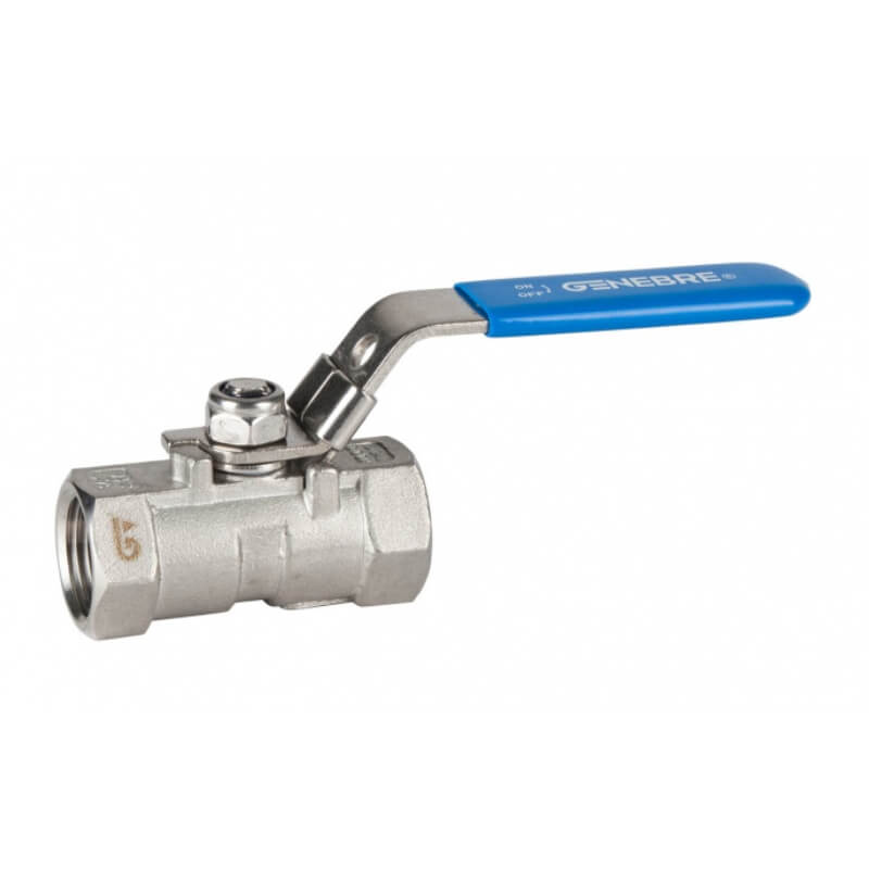 1/4" type 2004 RVS 316 Kogelkraan 2 x BSP bi.dr.