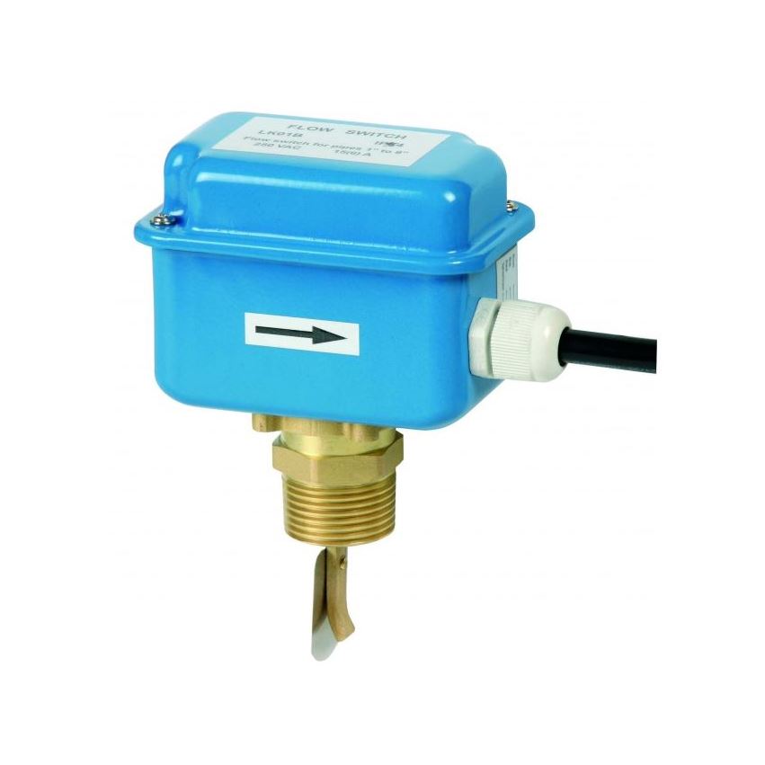 Vloeistof stromingsschakelaar, 1" bu.dr., 10 bar, 250VAC, 10A, IP 54
