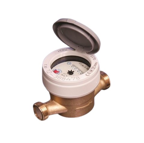 Sisma watermeter type DOMUS DBRF bu.dr., voor koudwater, excl. koppelingen