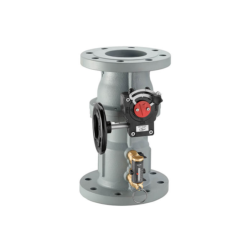 Caleffi strangregelventiel met debietmeter, serie 132, flensmaat