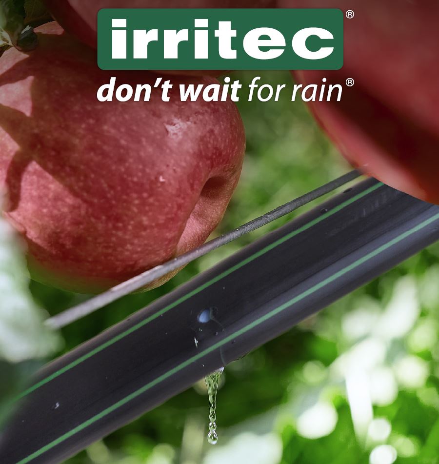 Irritec druppelbevloeiingsslang classic (NC) diam. 16 x 13,8 mm (wandd. 1,2mm) druppel. afst. 330 mm, cap. 2,1 ltr. /uur