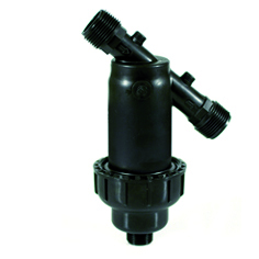 Irritec Waterfilter + screen, type YDV, BSP bu.dr., 120 mesh / 130 µm Rood
