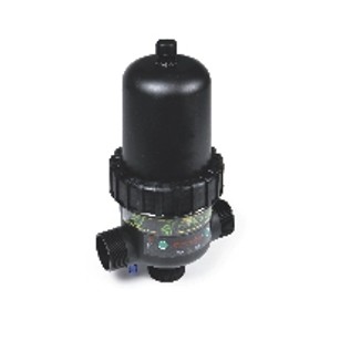 PA Waterfilter + screen, type 20540 Extended Single, BSP bu.dr., 120 mesh / 135 µm, Blauw