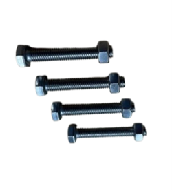 Set RVS A2-70 bouten en moeren voor aanboorzadel, voor PA PP aanboorzadels