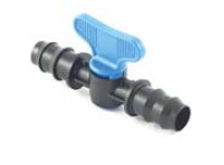 PLP PP, Afsluiter type 3910 met Barbed/Insteekfittingen voor LDPE PN6 buis, PN6