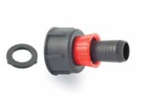 PLP PP, Knelkoppeling voor Driptape, Schroefbus, BSP bi.dr., 1 x trekring, PN2