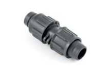 PLP PP, Klemkoppeling voor Driptape, Recht, 2 x klem, PN2