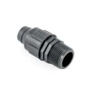 PLP PP, Klemkoppeling voor Driptape, Puntstuk, 1 x klem x BSP bu.dr., PN2