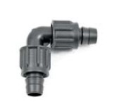 PLP PP, Klemkoppeling voor Driptape, Knie, 2 x klem, PN2