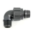 PLP PP, Klemkoppeling voor Driptape, Knie, 1 x klem x BSP bu.dr., PN2