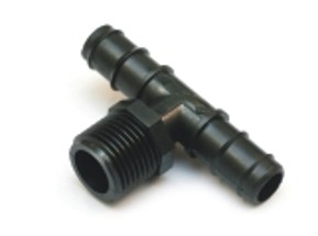 PA PP Barbed/Insteekfitting, Verloop T-stuk, x bu.dr., PN4