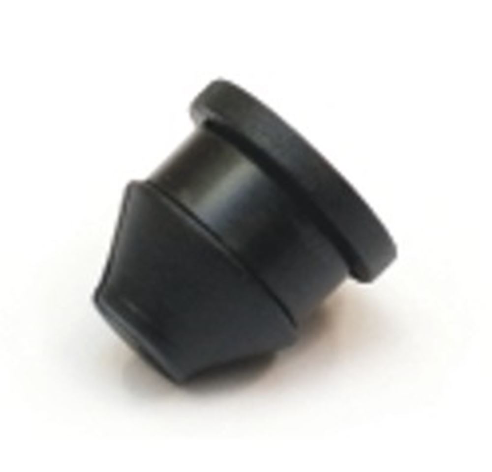 Blindplug PP Insteekfitt., Rubber blindplug - Druppel en LDPE slang PA Barbed Ins