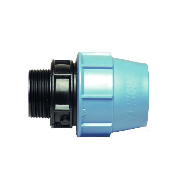 Unidelta Deltone PE klemkoppelingen, bu.dr., 16-10 bar, KIWA Keur