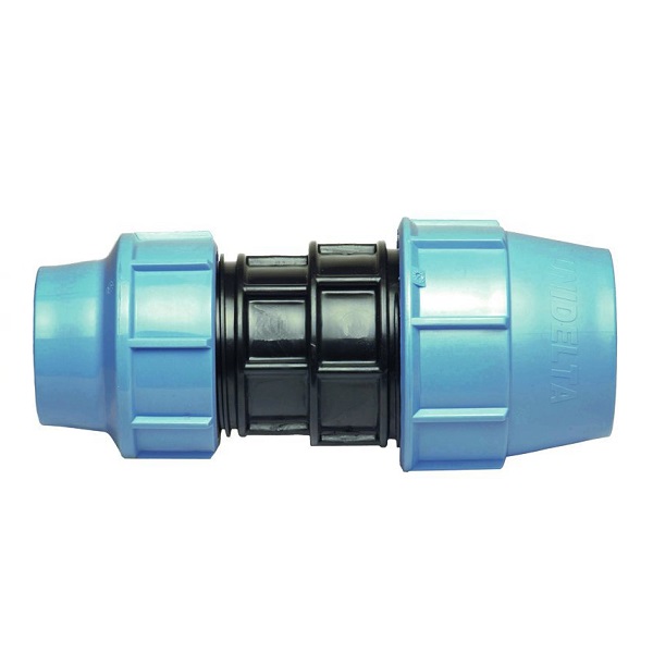 Unidelta Deltone PE rechte verloop klemkoppelingen, 16-10 bar, KIWA Keur