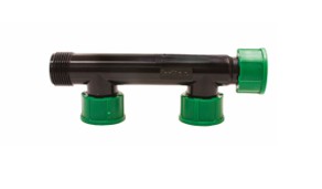Waterverdeler / Manifold, wartels 1" BSP bi.dr., PN6