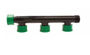 Waterverdeler / Manifold, wartels 1" BSP bi.dr., PN6