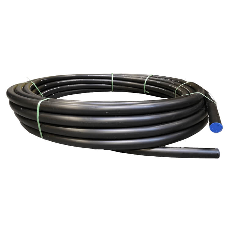 HDPE 100 Gasbuis, SDR11, PN10, GASTEC keur, rol = 50 mtr.