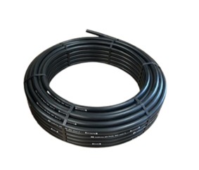 HDPE 100 Beregeningbuis, 25 x 2.0 mm, SDR17, PN10, zonder keur, rol = 50 mtr.