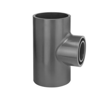 VdL PVC U verl. T-stukken, 90°