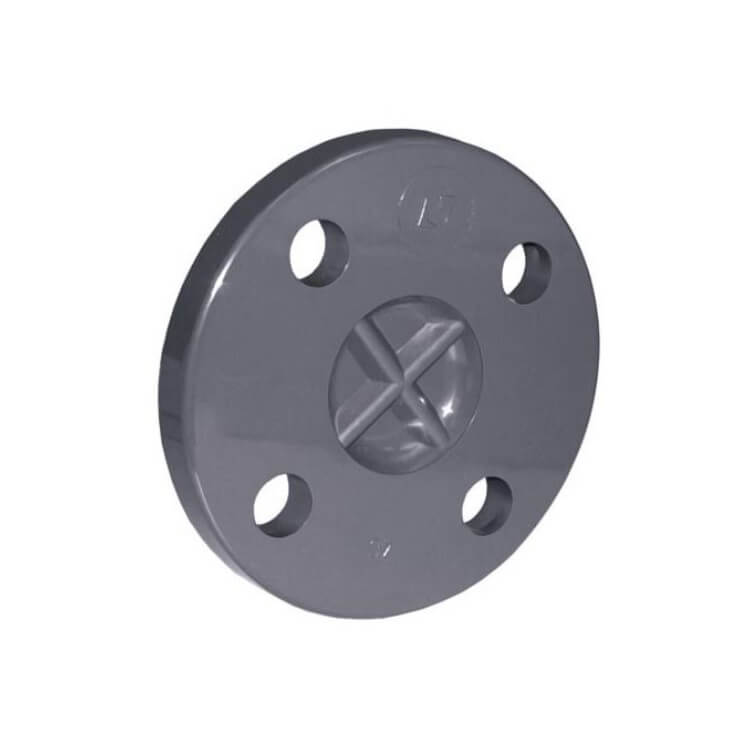 Cepex PVC-U blindflens, ISO/DIN 2501, ANSI B