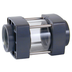 Cepex Peil / controle buis, transparant, incl. kitflenzen en bouten