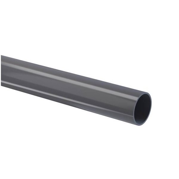 Drukbuis, KIWA keurmerk, PVC-U, glad, 16 mm, PN16, afame per meter