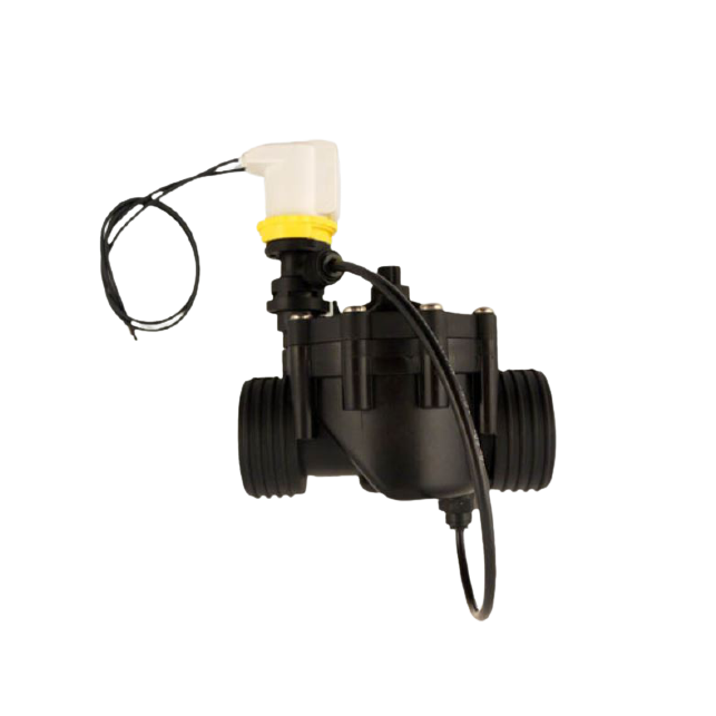 RPE membraan afsluiter 3e serie, voor vervuild water, bi.dr., spoel normaal gesloten 24VAC (stift uit, zwarte draden)