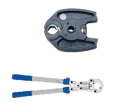 Hand Perstangset voor Alu-Pers buizen en fittingen profiel TH, persschalen diam. 16, 50, 26 mm, incl. gereedschappen