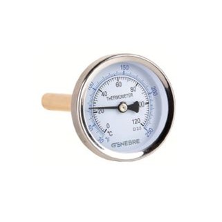 Bimetaal thermometer, Bimetaal thermometer °C & °F aanduiding, Bimetaal thermometer AA