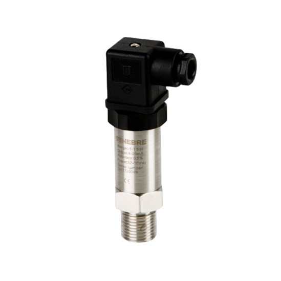 Druktransmitter RVS, 1/2", DIN 43650A connector
