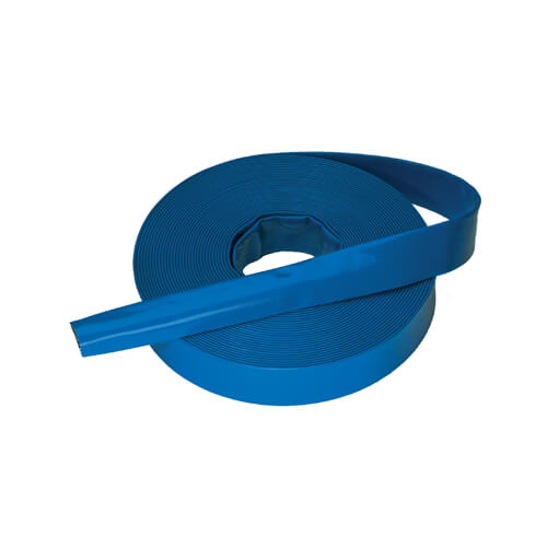 Alfaflat M platoprolbare slang, kleur blauw, werkdruk 7,0 bar, rol=50 mtr.