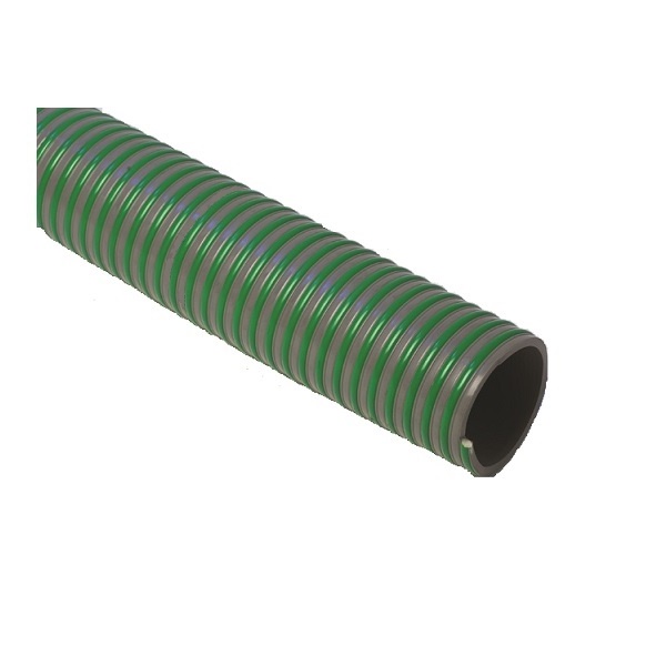 Amazone soepele superelastische PVC Mest - Gier zuig-persslangen (S&D) met harde spiraal, diam. 125 t/m 200 mm, Grijs- groen, PN1,5-3