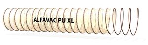 Alfavac PU-XLC, duurzame flexibelee polyurethaan Afzuig- en Ventilatieslang, afname per rol
