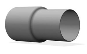 Moffen voor stofzuigslangen, diam. 25 t/m 50 mm