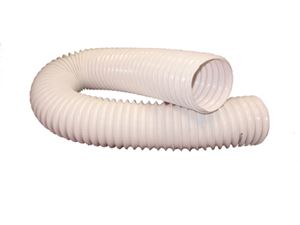 Alfavac Wit, ventilatie en hetelucht slang diam. 50 t/m 150 mm - 5" - 2", afname per rol