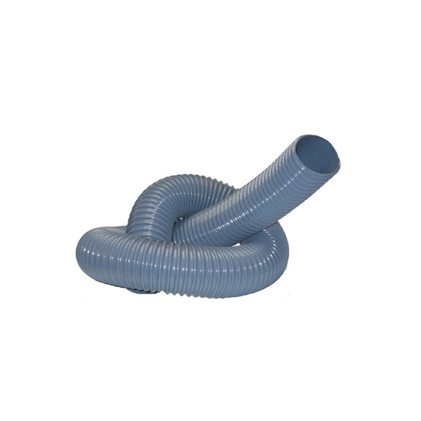 Alfaspir N, flexibele PVC slang met spiraal (anti- schok), 20 x 0,75 mm, grijs, rol=50 meter