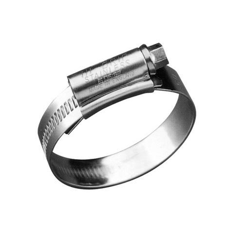 Industrie slangklem, HI-GRIP, B = 12 mm verzinkt