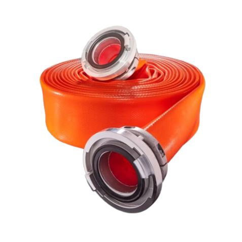 DRAG+ platoprolbare PU Synthetic specifieke bemester sleepslang, oranje, rol 100 t/m 200 meter