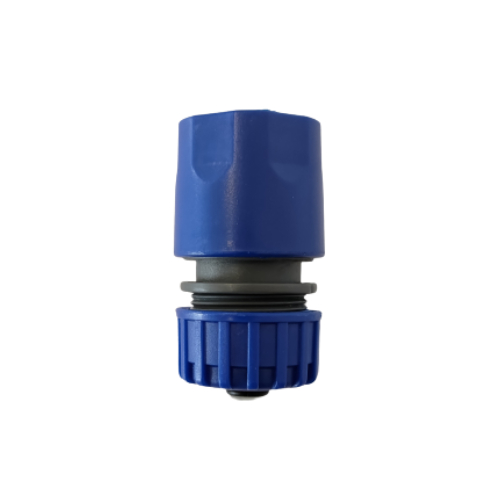 Orbit kunststof klik snelkoppeling met waterstop, slangtule serie Blue Basic