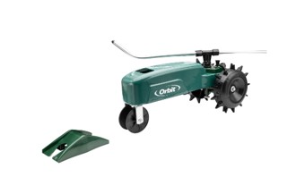 Orbit beregening / sproei tractor type 58322, voor 1.250 m2 terrein, diam. 15 mm, max. treklengte slang 60 mtr., OP = OP