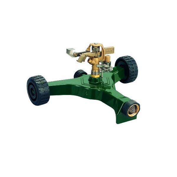 Orbit RVS sector sproeier 1/2" op verrijdbaar onderstel,, 3/4" bi.dr. met kraanstekker, max. werkdruk 4,0 bar