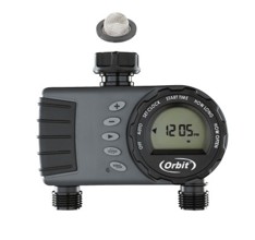 Orbit digitale batterij gevoede, tapkraan watertimer, 2 uitgangen, type 94247