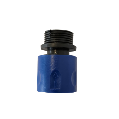 Orbit kunststof klik snelkoppeling, met 3/4" bu.dr., serie Blue Basic
