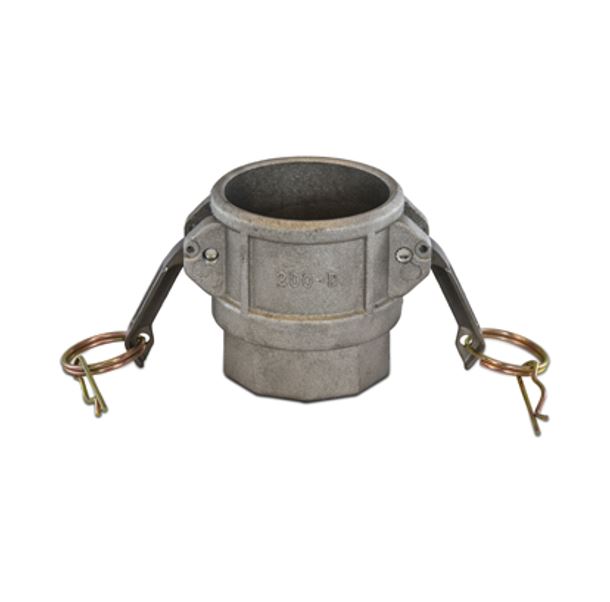 Camlock koppeling, RVS 316, type D, M-deel + bi.dr., NBR-afdichtingsring