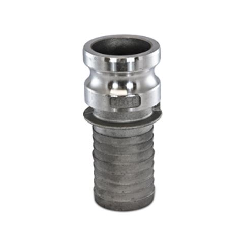 Camlock koppeling, RVS 316, type E , V-deel x slangtule